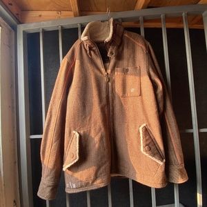 Split parka coat 3/4 length